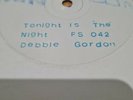 DEBBIE GORDON - Tonight is the night. UK white label 12'. Rare UK soul, lovers
