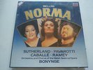 Bellini Norma Pavarotti Bonynge 1988 Box 3x LP Libreto 12