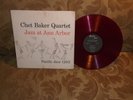 Chet Baker Quartet at Ann Arbor Pacific Jazz 1203 red vinyl mono