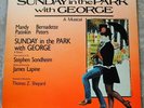 Sunday In The Park With George 1984 LP Vinyl EX Orig & Book HBC1-5024 Sondheim
