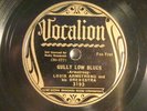 78 :B /G VOCALION 3193-LOUIS ARMSTRONG HOT 7-GULLY LOW BLUES/ WILD MAN BLUES