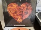 THREE DAYS GRACE Explosions VG++ ORANGE VINYL Shrink AUTOGRAPHED SIGNED