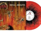 SLAYER - HELL AWAITS, RED/YELLOW/BLACK CIRCLE & SPLATTERED vinyl LP, 1000 COPIES