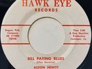 ALDON HEWITT Bill Paying Blues RARE ROCKABILLY 45 *hear*