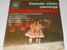 CBS EPC 571 Hermanas Huerta Cuando Vivas Conmigo 45 RPM VG+ México Press RARE
