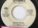 BRITNEY SPEARS Baby One More Time 45 RPM JIVE 1998 With Jukebox Title Strip
