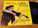 33CX 1165 *BRAHMS - VIOLIN CONCERTO  *Columbia 1st UK  *JOHANNA MARTZY