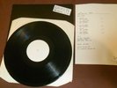 THE ADVERTS - PEEL SESSIONS LP TEST PRESSING WHITE LABEL PUNK EX CLASH DAMNED