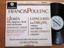 SAX 2445 ED1 Poulenc Gloria Organ Concerto Georges Pretre NM Columbia 1st B/S