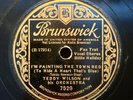 78rpm Brunswick 7520 Billie Holiday w/ Teddy Wilson - Painting the Town Red V++