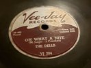 The Dells Oh What A Nite Jo Jo VJ 204 78rpm Shellac  V+ Classic Doo Wop Track