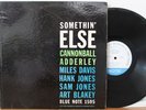 Cannonball Adderley LP “Somethin Else” Blue Note 1595   W.63rd, Ear, RVG, No ®