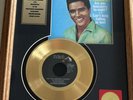 Elvis Presley EPE RCA Are You Lonesome Tonight Etched Gold Plated 45 FRAMED