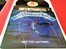 LP Metallica ‎–Ride The Lightning 1st UK press (without Made in France)  EX+/EX+