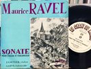 RAVEL Sonata ANDRE LEVY, JEANNE GAUTIER LDZ M 8145 ED1 LE CHANT DU MONDE 9
