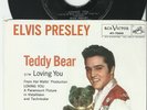ELVIS PRESLEY   USA  PS  45   LOVING YOU/TEDDY BEAR  47-700   NEAR MINT SLEEVE