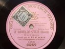 Russian Thedor Chaliapin Le Barbier de Seville 78 RPM Single Side G&T 052222