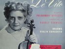 HMV ALP 1104 *RED/GOLD* BRAHMS VIOLIN CONCERTO *GIOCONDA DE VITO SCHWARZ* VG/VG