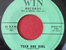 The Sharps - We Three / Teen Age Girl - Win - RARE DOOWOP 45