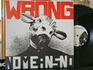 NOMEANSNO No Means No - WRONG LP Record Alternative Tentacles VIRUS 77 w/INSERT