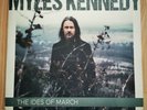MYLES KENNEDY THE IDES OF MARCH - GREEN & WHITE VINYL SIGNED ART CARD.