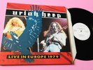 Uriah Heep Live IN Europe 1979 Orig UK NM Gatefold Cover