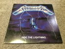 Metallica: Ride The Lightning 1984 Elektra Records 12'' Vinyl Record 60396-1