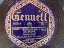 Gennett 5626 Josephine Beatty w Red Onion Jazz Babies LOUIS A 78rpm 1924 JAZZ V+