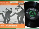 Rare SOUTH AFRICA. THE ZOMBIES = She' Not There Picture Sleeve 45 Tri-Centre M-