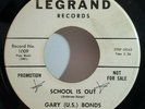Gary U.S. Bonds SCHOOL IS OUT (ROCK N ROLL PROMO 45) #1009 PLAYS VG+ TO VG++