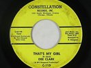 Northern Soul 45 - Dee Clark - That's My Girl/It's Raining - Constellation - mp3