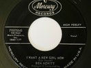 BEN HEWITT I Want A New Girl Now / My Search MERCURY 45 Rare Rockabilly HEAR