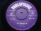 TINY TOPSY   You Shocked Me   NR MINT   PARLOPHONE R 4427   R&B Dancers 1958 UK