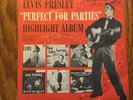 45 RPM Elvis Presley RCA VICTOR EP 7-37 Perfect For Parties - 6 songs VG++