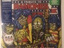 A TRIBUTE TO RAMONES WE'RE A HAPPY FAMILY 2LP TRANSPARENT NEON GREEN VINYL NEW