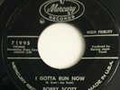 Rare 1963 Mod R&B Popcorn MERCURY 71995 45 Bobby Scott I GOTTA RUN NOW / MERCY