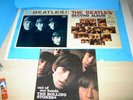MEET THE BEATLES,BEATLES 2ND, ROLLING STONES OUT OF OUR HEADS 33 RPM RECORDS