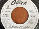 THE BEATLES Sgt Pepper’s Lonely Hearts Club Band PROMO 45 WLP P-4612 MONO EX