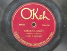 JAMES P. JOHNSON ( CAROLINA SHOUT B/W KEEP OFF THE GRASS) 78 RPM