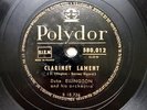 Duke Ellington Merry-go-round & Clarinet lament 78 Tours RPM Polydor 580.012
