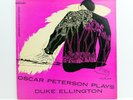 EX / EX Oscar Peterson - Plays Duke Ellington LP - Mercury David Stone Martin DG