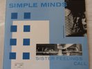 SIMPLE MINDS - SISTER FEELINGS CALL - 1981 - AUSTRALIAN LIMITED EDITION - VIRGIN
