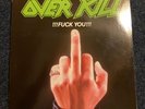 Overkill - Fuck You  EP (1987) Metallica Venom Exodus Slayer EX/VG+