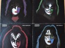 Kiss Solo LPs im 4er Set, vinyl, für Sammler mit Poster,
