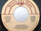 Johnnie Taylor What About My Love / Reaganomics Vinyl Single 7inch Beverly Gl