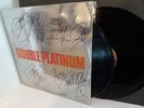KISS 2 LP SET TITLED DOUBLE PLATINUM SIGNED HIT SONGS