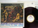 KLETZKI MAHLER SYMPHONY NO.4 ANGEL AA-7260 JAPAN FLIPBACK COVER RED LP
