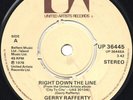 Gerry Rafferty - Right Down The Line, 7