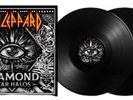 DEF LEPPARD Diamond Star Halos Black Blk Vinyl 2 LP
