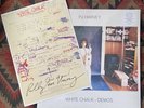 PJ Harvey - White Chalk Demos vinyl LP SIGNED LYRIC ART PRINT -